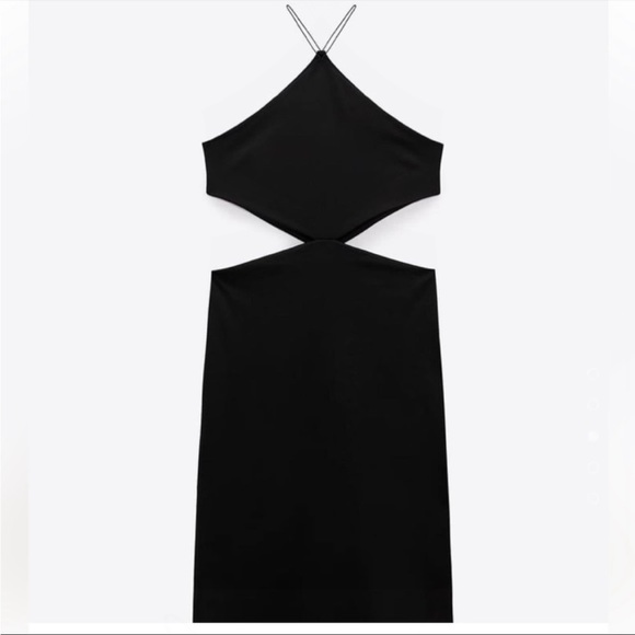 Zara Dresses Zara Cut Out Midi Dress Poshmark
